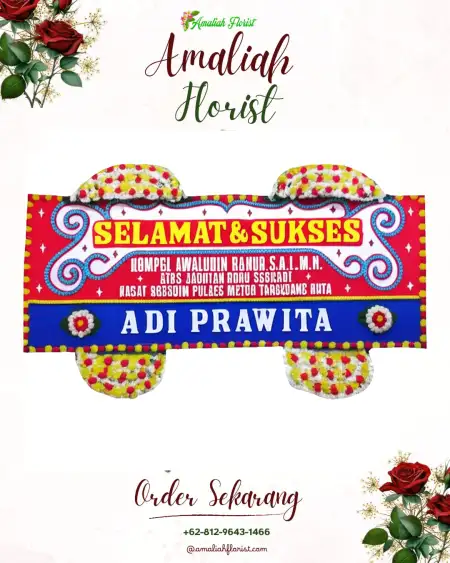 Papan Bunga Ucapan Selamat Agats